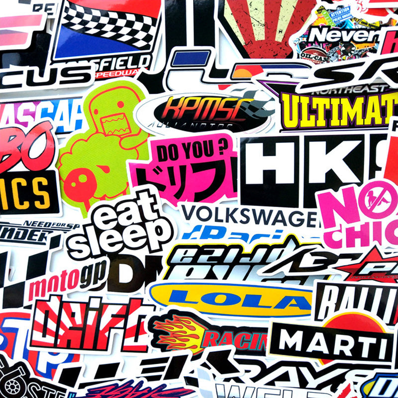 Suitcase graffiti waterproof sticker