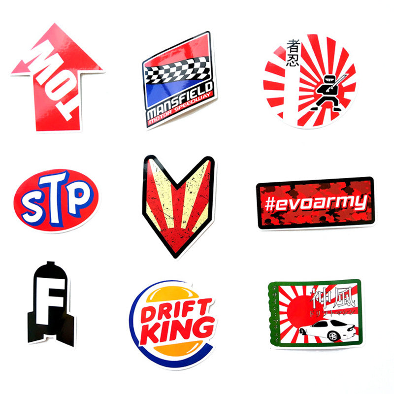 Suitcase graffiti waterproof sticker