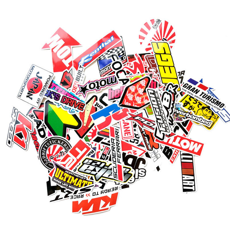 Suitcase graffiti waterproof sticker