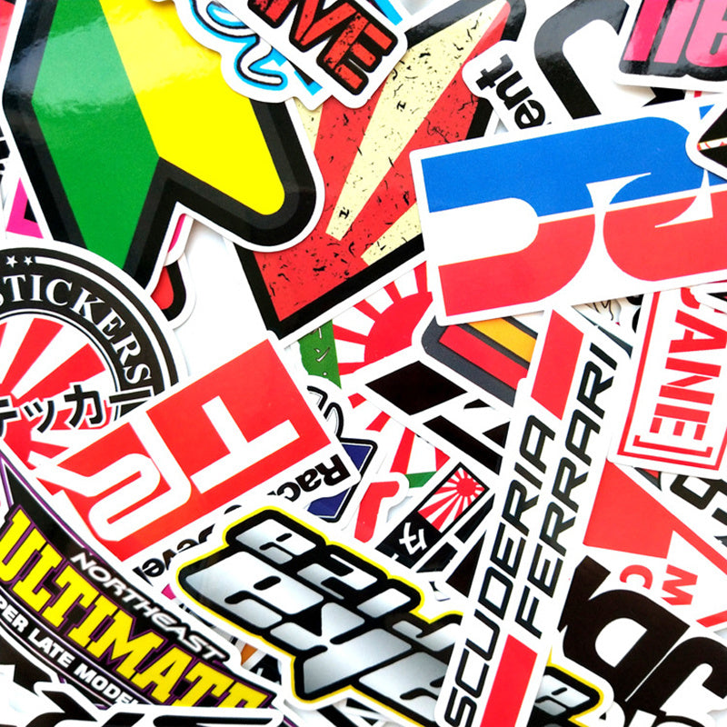 Suitcase graffiti waterproof sticker
