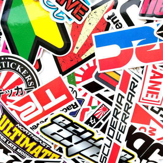 Suitcase graffiti waterproof sticker